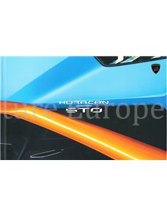 2021 LAMBORGHINI HURACAN STO HARDBACK BROCHURE ITALIAN