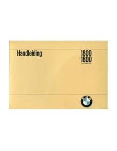 1969 BMW 1800 & AUTOMATIC INSTRUCTIEBOEKJE NEDERLANDS