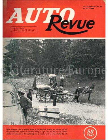 1960 AUTO REVUE MAGAZINE 15 NEDERLANDS