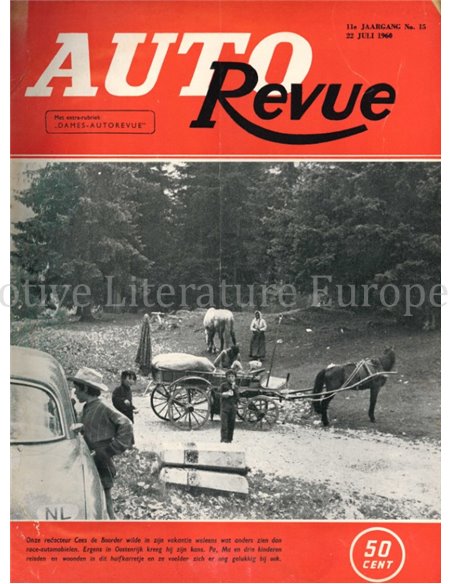1960 AUTO REVUE MAGAZINE 15 NEDERLANDS