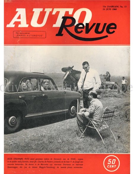 1960 AUTO REVUE MAGAZINE 13 NEDERLANDS