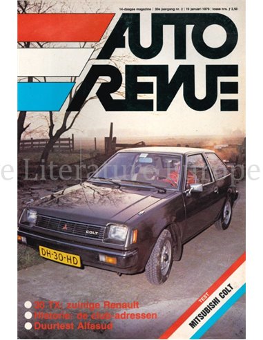 1979 AUTO REVUE MAGAZINE 2 NEDERLANDS
