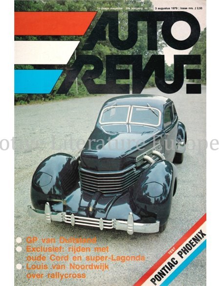 1979 AUTO REVUE MAGAZINE 16 NEDERLANDS