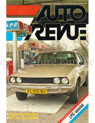 1980 AUTO REVUE MAGAZINE 6 NEDERLANDS