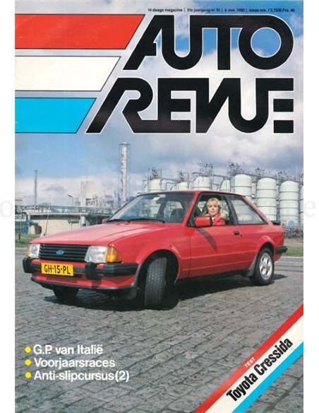 1980 AUTO REVUE MAGAZINE 10 NEDERLANDS