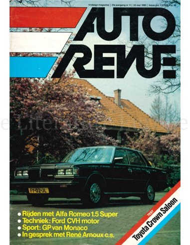 1980 AUTO REVUE MAGAZINE 11 NEDERLANDS