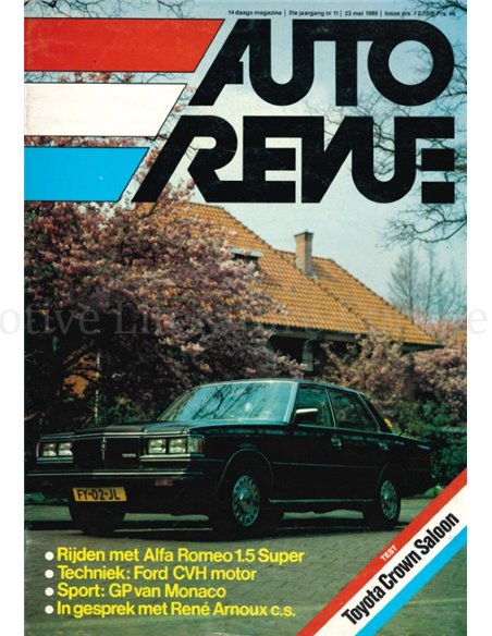 1980 AUTO REVUE MAGAZINE 11 Niederländisch