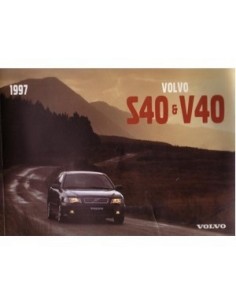 1997 VOLVO S40/V40 INSTRUCTIEBOEKJE ENGELS
