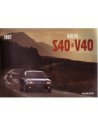 1997 VOLVO S40/V40 INSTRUCTIEBOEKJE ENGELS