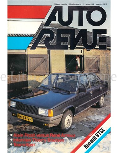 1982 AUTO REVUE MAGAZINE 2 NEDERLANDS