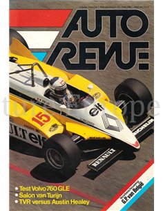 1982 AUTO REVUE MAGAZINE 10 DUTCH