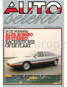 1981 AUTO SELEKT MAGAZINE 2 NEDERLANDS