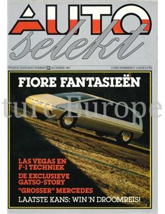 1981 AUTO SELEKT MAGAZINE 12 NEDERLANDS