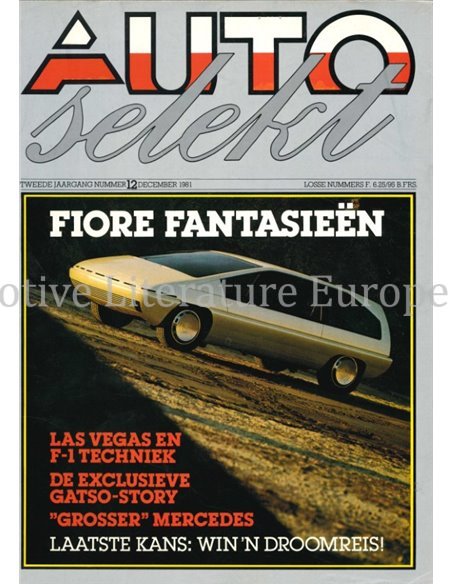1981 AUTO SELEKT MAGAZINE 12 NEDERLANDS