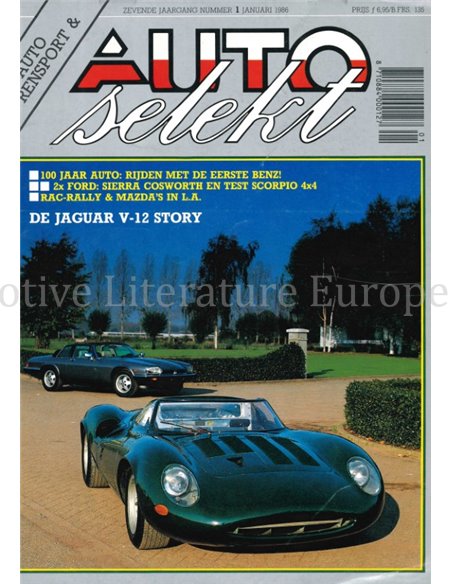 1986 AUTO SELEKT MAGAZINE 1 DUTCH