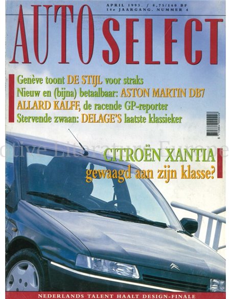 1993 AUTO SELECT MAGAZINE 4 Niederländisch