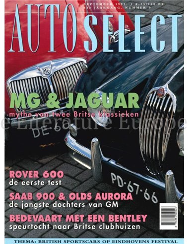 1993 AUTO SELECT MAGAZINE 9 DUTCH