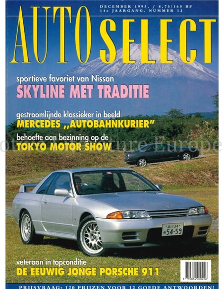 1993 AUTO SELECT MAGAZINE 12 Niederländisch