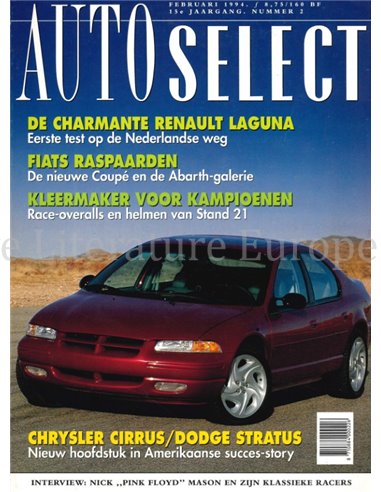 1994 AUTO SELECT MAGAZINE 2 NEDERLANDS