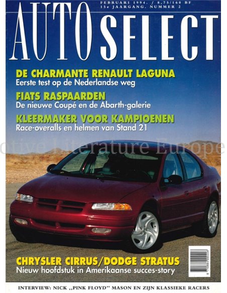 1994 AUTO SELECT MAGAZINE 2 NEDERLANDS