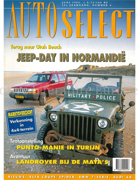 1994 AUTO SELECT MAGAZINE 6 NEDERLANDS