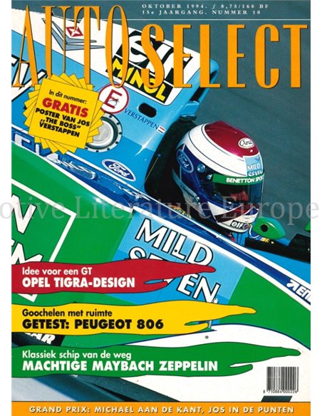 1994 AUTO SELECT MAGAZINE 10 NEDERLANDS