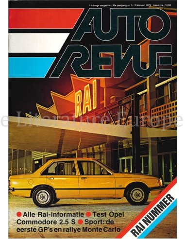 1979 AUTO REVUE MAGAZINE 3 NEDERLANDS