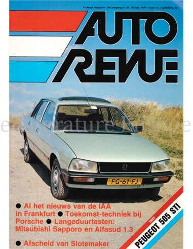 1979 AUTO REVUE MAGAZINE 20 DUTCH