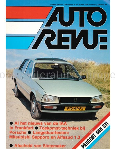 1979 AUTO REVUE MAGAZINE 20 Niederländisch