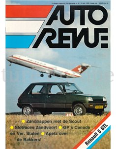 1979 AUTO REVUE MAGAZINE 21 DUTCH