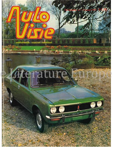 1973 AUTOVISIE MAGAZINE 1 NEDERLANDS