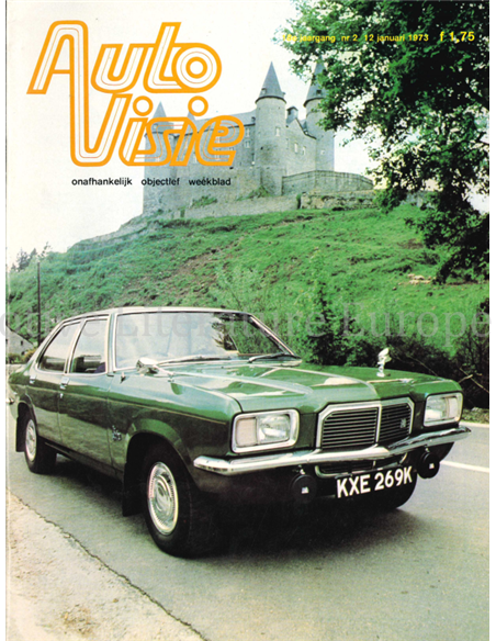 1973 AUTOVISIE MAGAZINE 2 NEDERLANDS