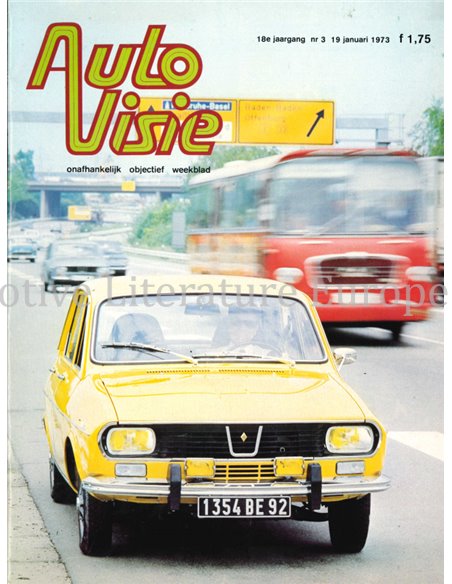 1973 AUTOVISIE MAGAZIN 3 NIEDERLÄNDISCH