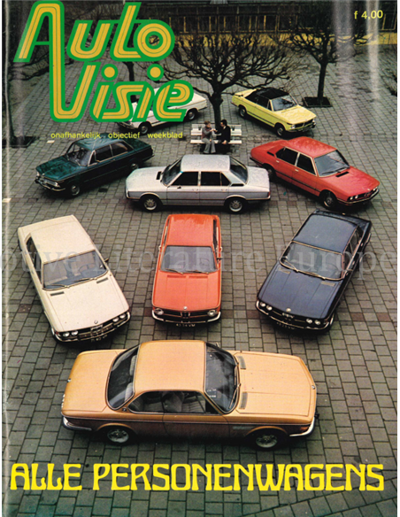 1973 AUTOVISIE MAGAZIN 6 NIEDERLÄNDISCH