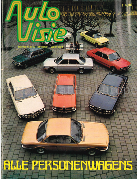 1973 AUTOVISIE MAGAZINE 6 NEDERLANDS