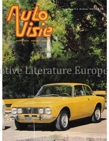 1973 AUTOVISIE MAGAZIN 4 NIEDERLÄNDISCH