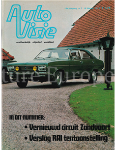1973 AUTOVISIE MAGAZIN 7 NIEDERLÄNDISCH