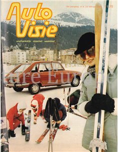 1973 AUTOVISIE MAGAZINE 8 NEDERLANDS