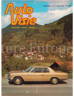 1973 AUTOVISIE MAGAZIN 10 NIEDERLÄNDISCH