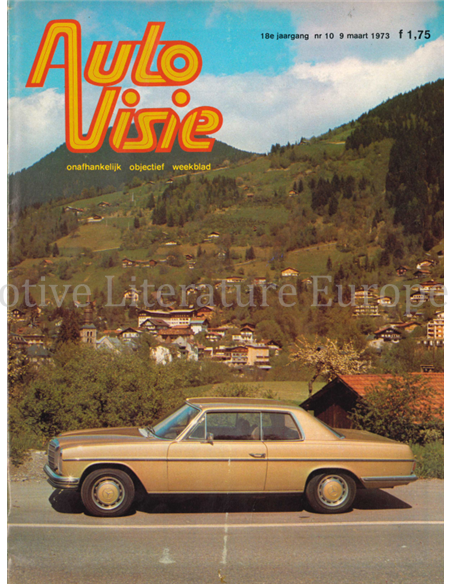 1973 AUTOVISIE MAGAZINE 10 NEDERLANDS