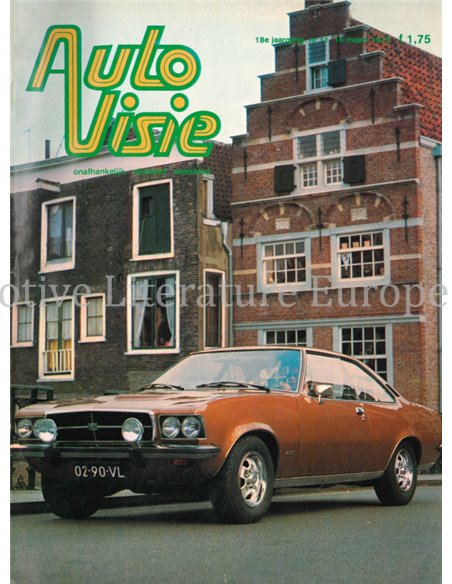 1973 AUTOVISIE MAGAZIN 11 NIEDERLÄNDISCH
