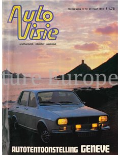 1973 AUTOVISIE MAGAZINE 12 NEDERLANDS