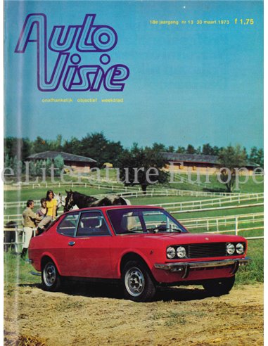 1973 AUTOVISIE MAGAZIN 13 NIEDERLÄNDISCH