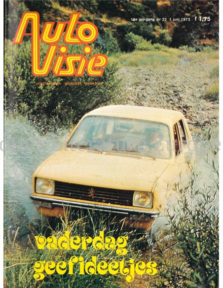 1973 AUTOVISIE MAGAZIN 22 NIEDERLÄNDISCH