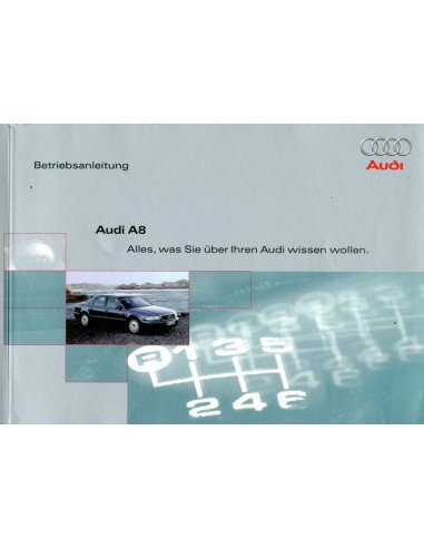 2000 AUDI A8 INSTRUCTIEBOEKJE DUITS