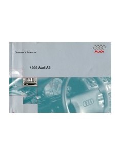 1997 AUDI A8 INSTRUCTIEBOEKJE ENGELS