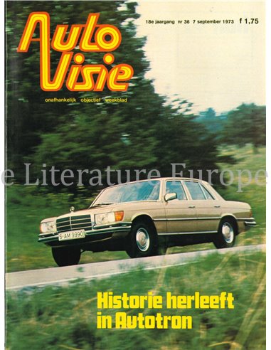 1973 AUTOVISIE MAGAZINE 36 NEDERLANDS