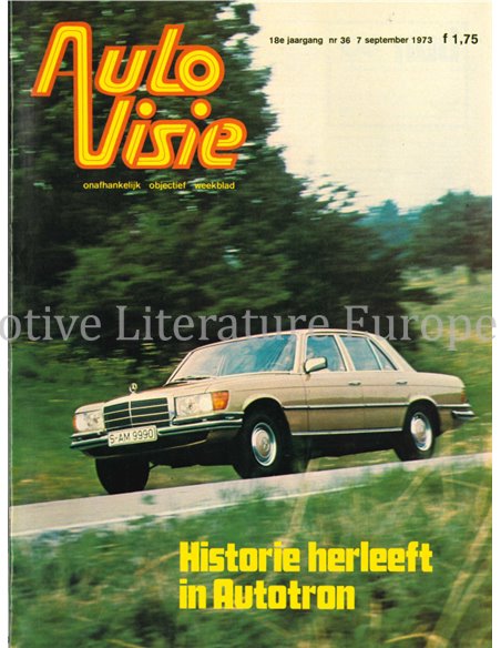 1973 AUTOVISIE MAGAZINE 36 DUTCH
