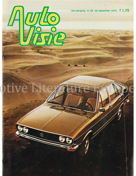 1973 AUTOVISIE MAGAZINE 39 DUTCH