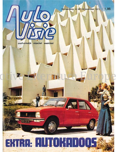 1973 AUTOVISIE MAGAZIN 46 NIEDERLÄNDISCH